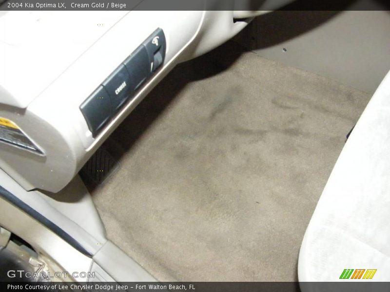 Cream Gold / Beige 2004 Kia Optima LX
