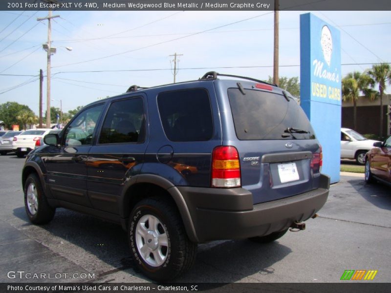 Medium Wedgewood Blue Metallic / Medium Graphite Grey 2001 Ford Escape XLT V6 4WD