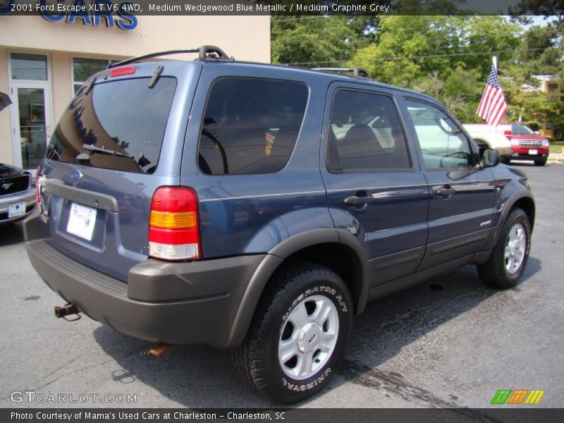 Medium Wedgewood Blue Metallic / Medium Graphite Grey 2001 Ford Escape XLT V6 4WD
