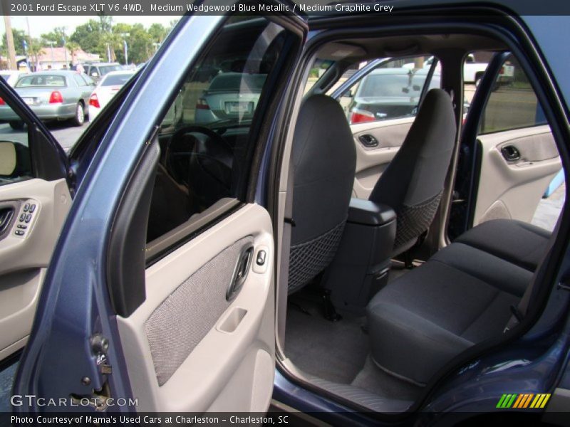 Medium Wedgewood Blue Metallic / Medium Graphite Grey 2001 Ford Escape XLT V6 4WD