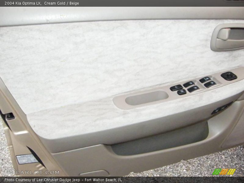 Cream Gold / Beige 2004 Kia Optima LX