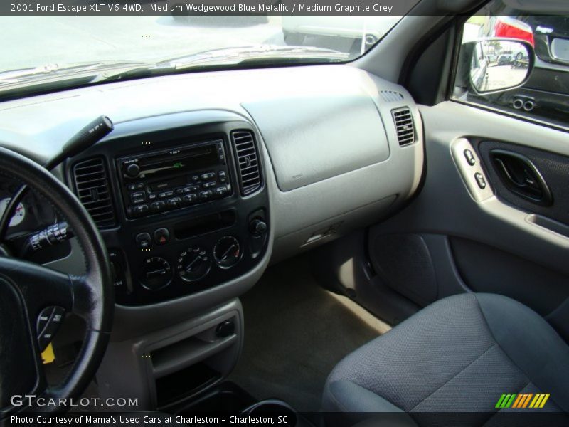 Medium Wedgewood Blue Metallic / Medium Graphite Grey 2001 Ford Escape XLT V6 4WD