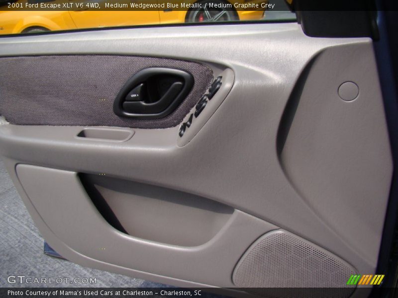 Medium Wedgewood Blue Metallic / Medium Graphite Grey 2001 Ford Escape XLT V6 4WD