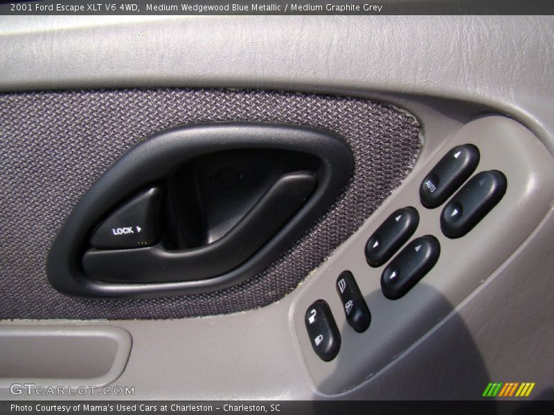 Medium Wedgewood Blue Metallic / Medium Graphite Grey 2001 Ford Escape XLT V6 4WD