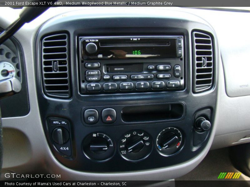 Medium Wedgewood Blue Metallic / Medium Graphite Grey 2001 Ford Escape XLT V6 4WD