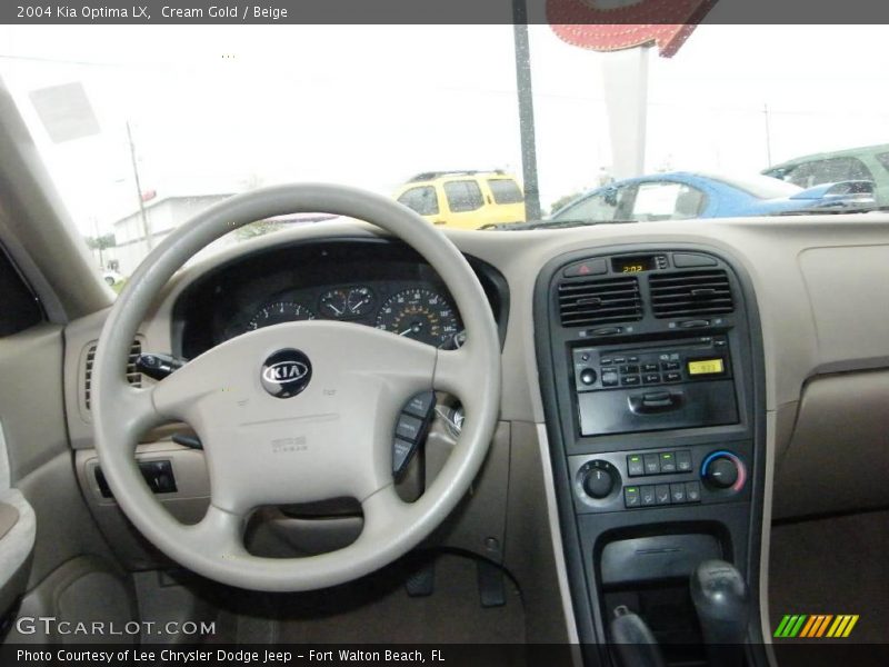 Cream Gold / Beige 2004 Kia Optima LX