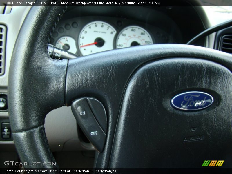Medium Wedgewood Blue Metallic / Medium Graphite Grey 2001 Ford Escape XLT V6 4WD