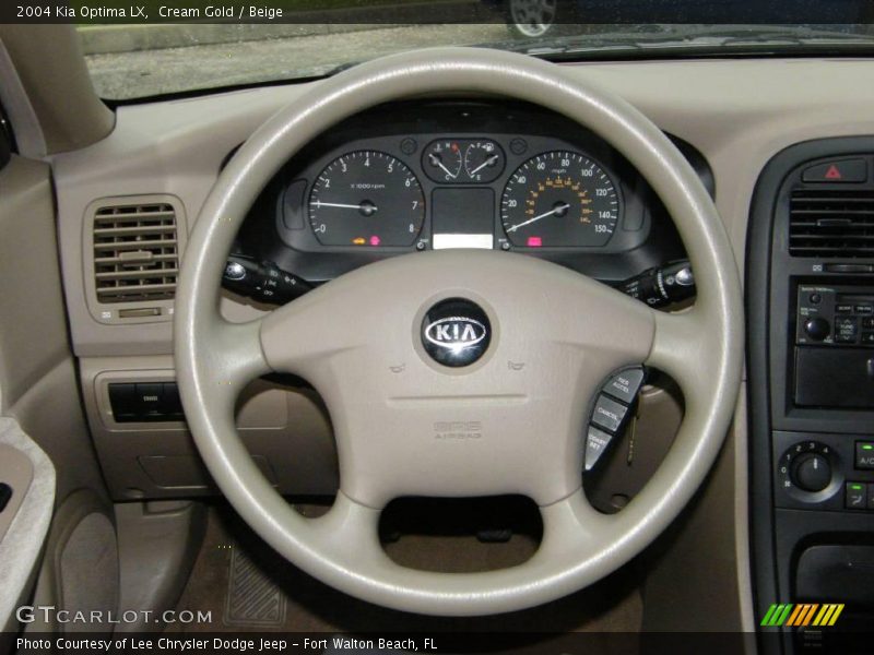 Cream Gold / Beige 2004 Kia Optima LX