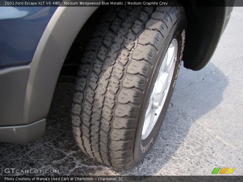 Medium Wedgewood Blue Metallic / Medium Graphite Grey 2001 Ford Escape XLT V6 4WD