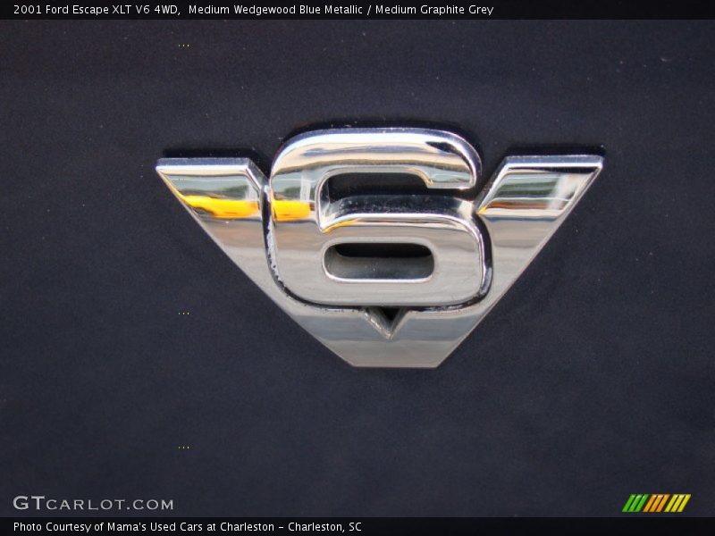 Medium Wedgewood Blue Metallic / Medium Graphite Grey 2001 Ford Escape XLT V6 4WD