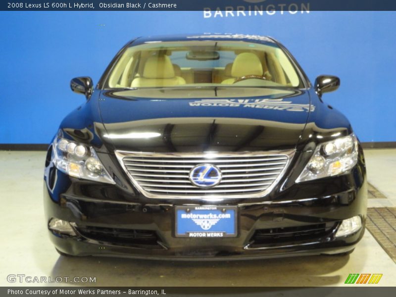 Obsidian Black / Cashmere 2008 Lexus LS 600h L Hybrid