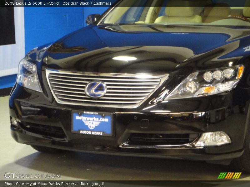 Obsidian Black / Cashmere 2008 Lexus LS 600h L Hybrid