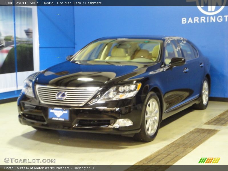 Obsidian Black / Cashmere 2008 Lexus LS 600h L Hybrid