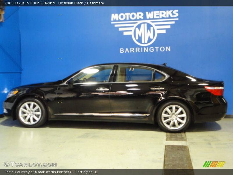 Obsidian Black / Cashmere 2008 Lexus LS 600h L Hybrid