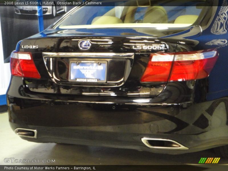 Obsidian Black / Cashmere 2008 Lexus LS 600h L Hybrid