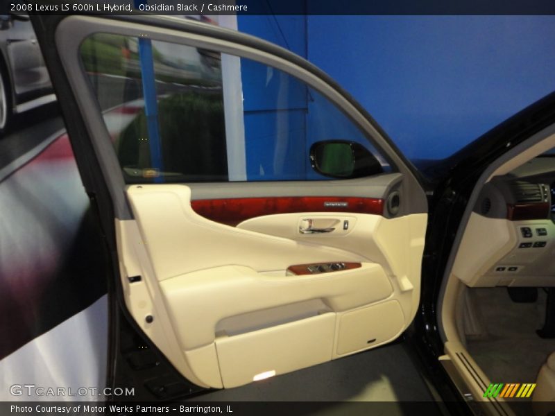 Obsidian Black / Cashmere 2008 Lexus LS 600h L Hybrid
