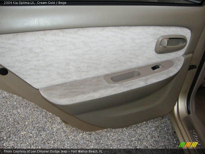 Cream Gold / Beige 2004 Kia Optima LX
