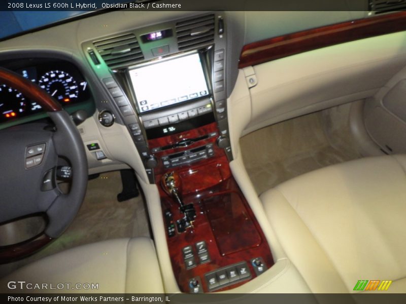 Obsidian Black / Cashmere 2008 Lexus LS 600h L Hybrid