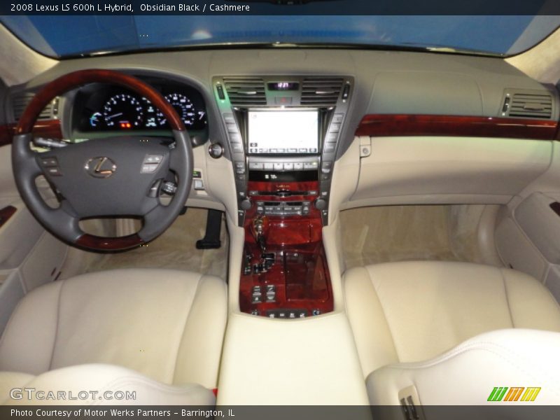 Obsidian Black / Cashmere 2008 Lexus LS 600h L Hybrid