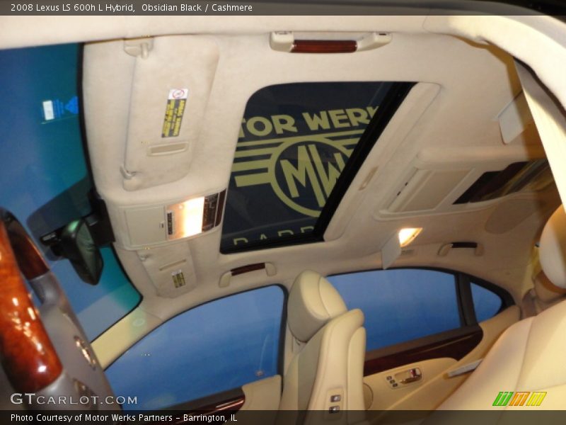 Obsidian Black / Cashmere 2008 Lexus LS 600h L Hybrid