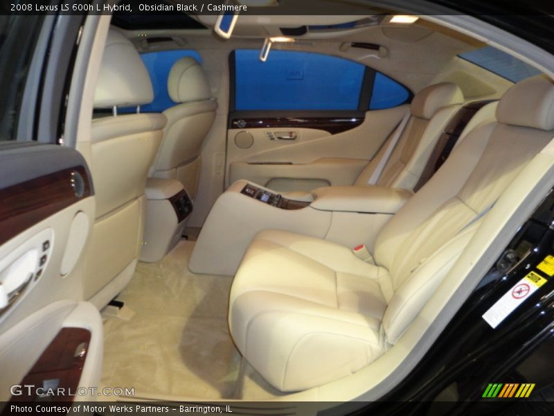 Obsidian Black / Cashmere 2008 Lexus LS 600h L Hybrid