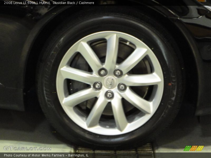 Obsidian Black / Cashmere 2008 Lexus LS 600h L Hybrid