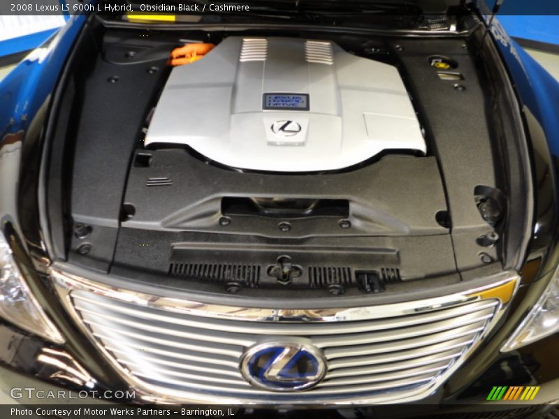 Obsidian Black / Cashmere 2008 Lexus LS 600h L Hybrid