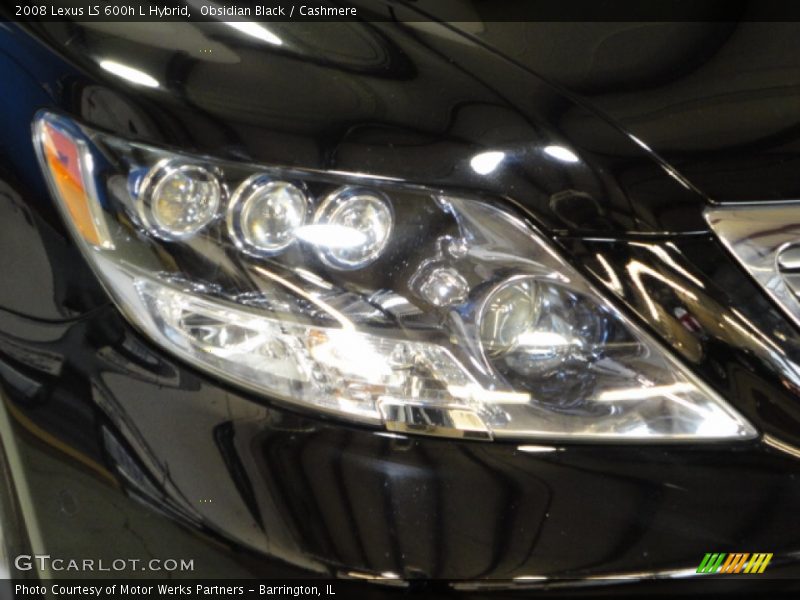 Obsidian Black / Cashmere 2008 Lexus LS 600h L Hybrid
