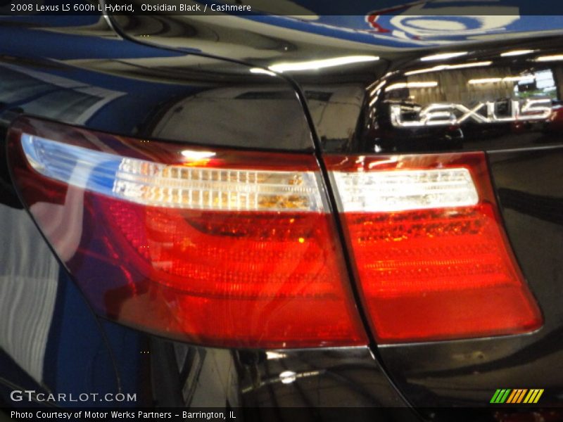 Obsidian Black / Cashmere 2008 Lexus LS 600h L Hybrid