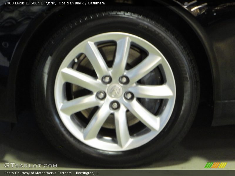 Obsidian Black / Cashmere 2008 Lexus LS 600h L Hybrid
