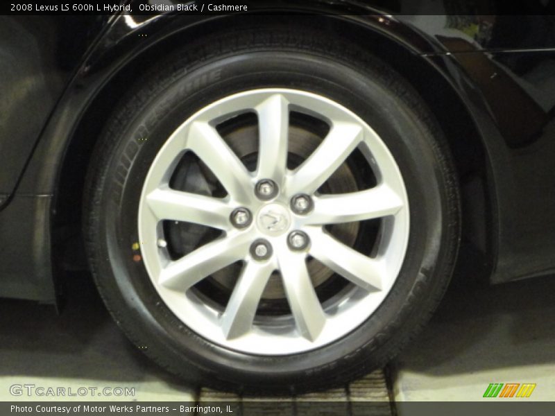 Obsidian Black / Cashmere 2008 Lexus LS 600h L Hybrid