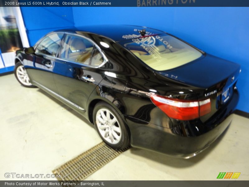 Obsidian Black / Cashmere 2008 Lexus LS 600h L Hybrid