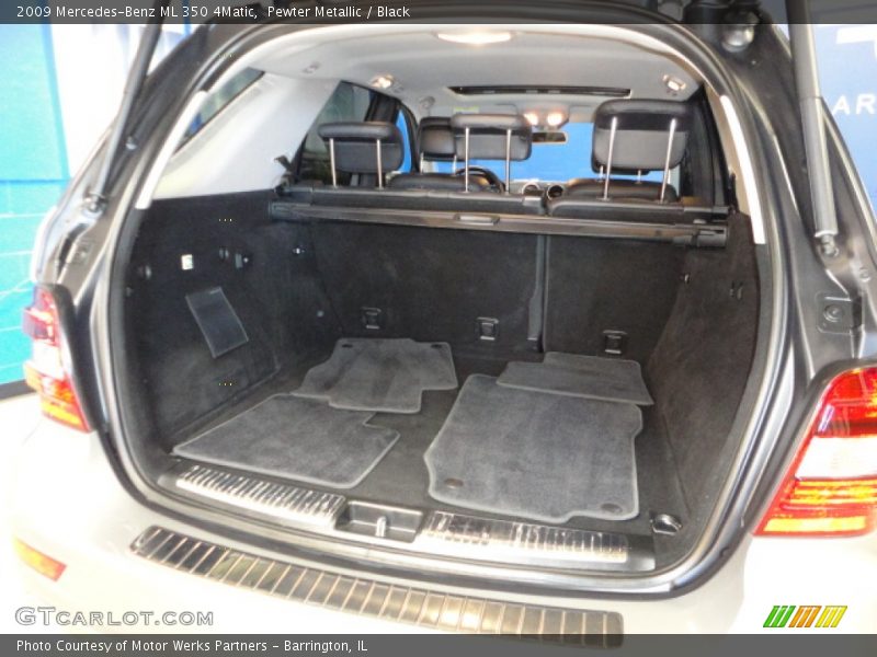 Pewter Metallic / Black 2009 Mercedes-Benz ML 350 4Matic