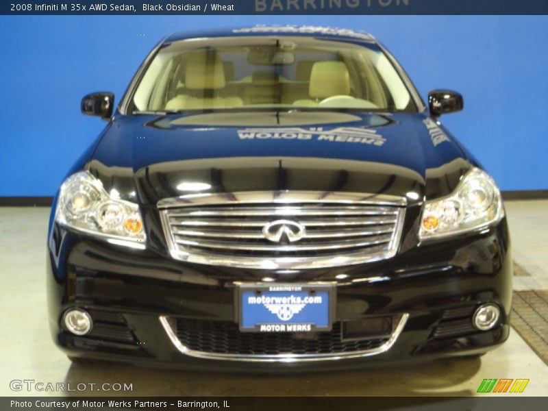 Black Obsidian / Wheat 2008 Infiniti M 35x AWD Sedan