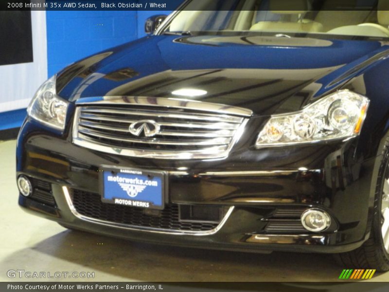 Black Obsidian / Wheat 2008 Infiniti M 35x AWD Sedan