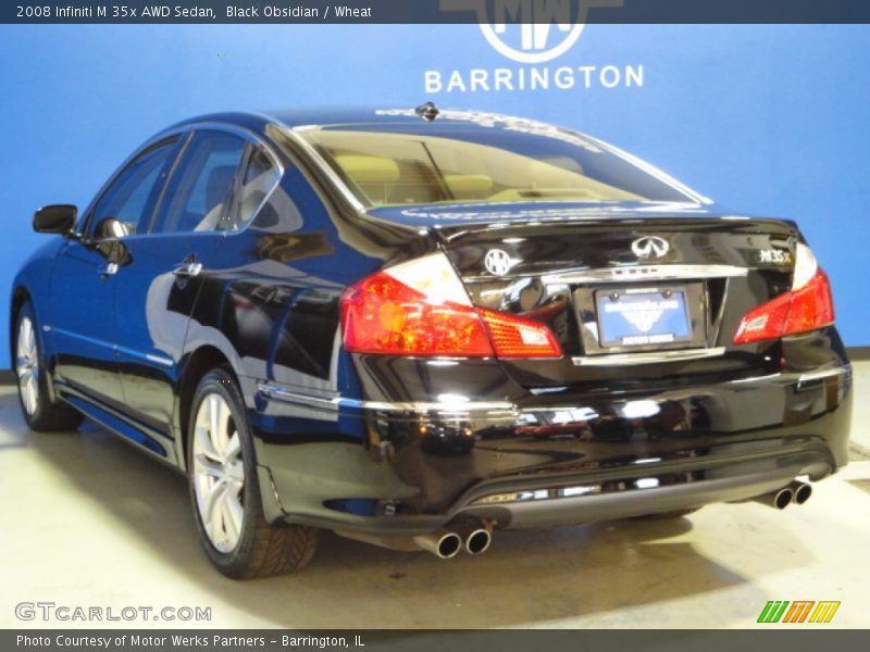 Black Obsidian / Wheat 2008 Infiniti M 35x AWD Sedan