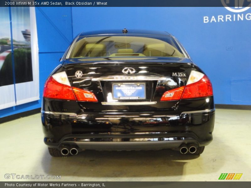 Black Obsidian / Wheat 2008 Infiniti M 35x AWD Sedan