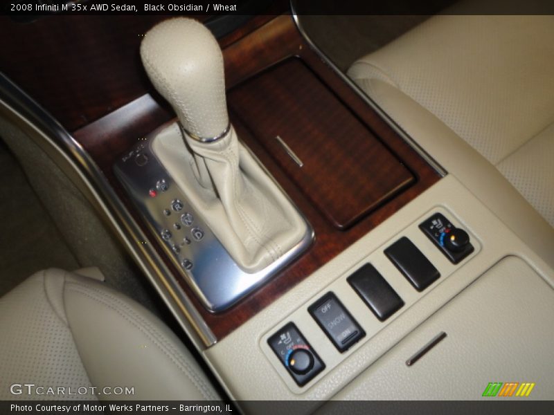 Black Obsidian / Wheat 2008 Infiniti M 35x AWD Sedan