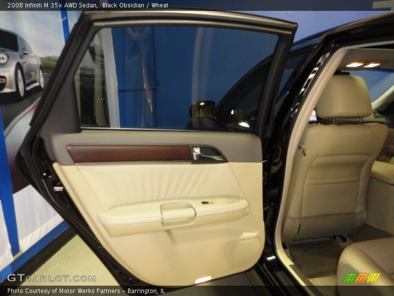 Black Obsidian / Wheat 2008 Infiniti M 35x AWD Sedan