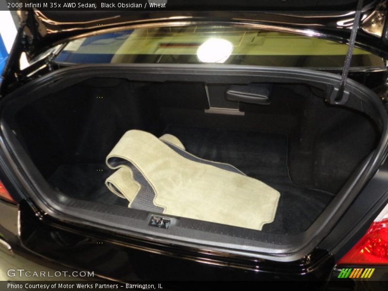 Black Obsidian / Wheat 2008 Infiniti M 35x AWD Sedan