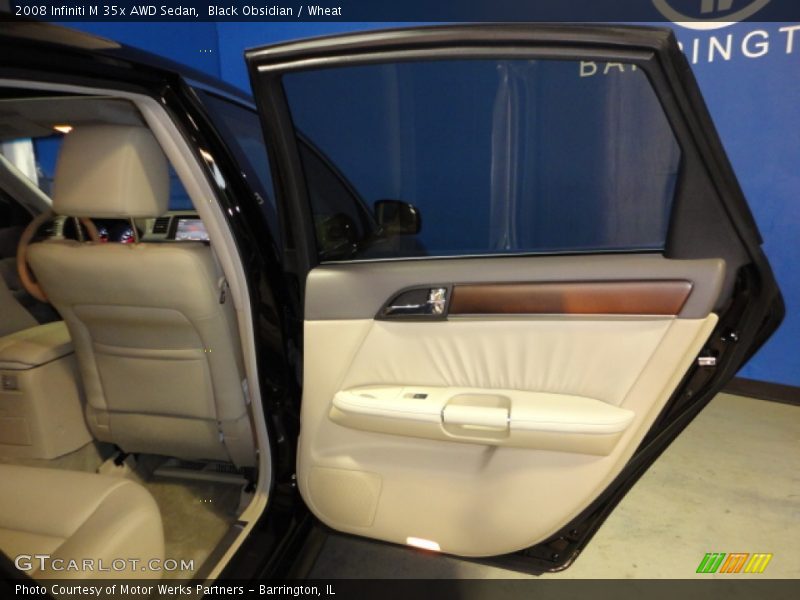 Black Obsidian / Wheat 2008 Infiniti M 35x AWD Sedan