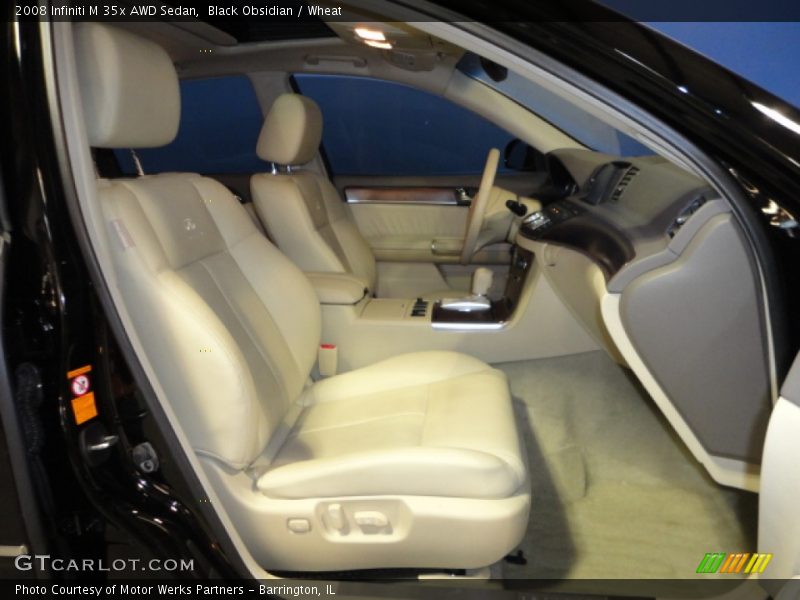 Black Obsidian / Wheat 2008 Infiniti M 35x AWD Sedan