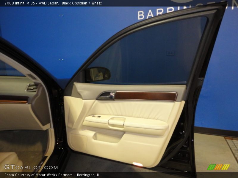 Black Obsidian / Wheat 2008 Infiniti M 35x AWD Sedan