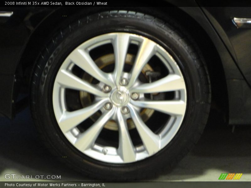 Black Obsidian / Wheat 2008 Infiniti M 35x AWD Sedan