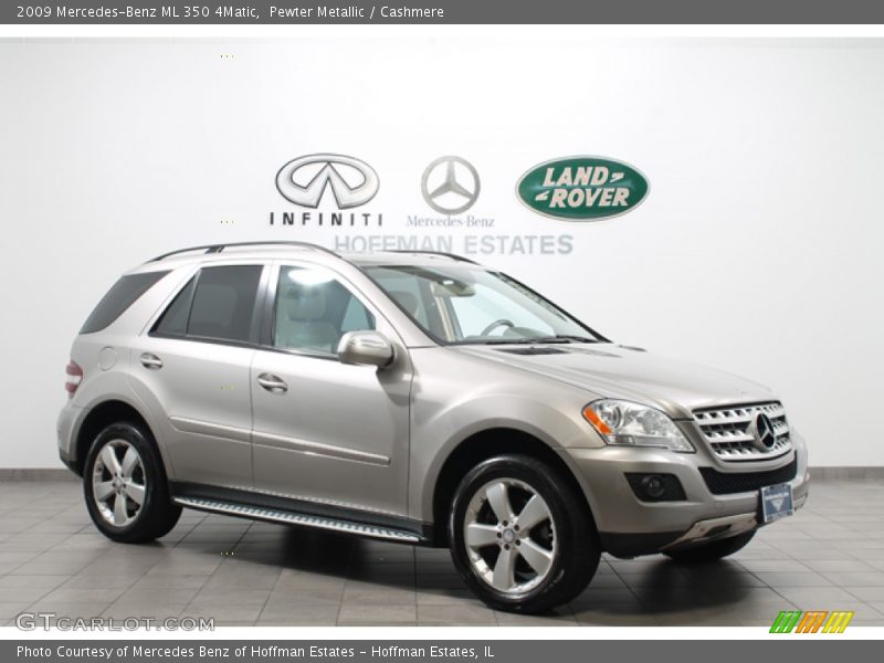 Pewter Metallic / Cashmere 2009 Mercedes-Benz ML 350 4Matic