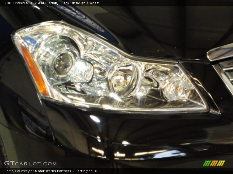 Black Obsidian / Wheat 2008 Infiniti M 35x AWD Sedan