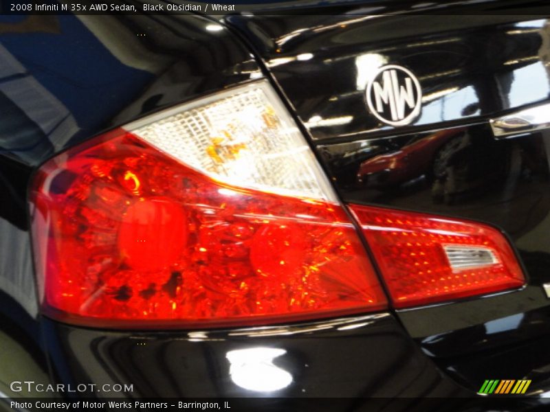 Black Obsidian / Wheat 2008 Infiniti M 35x AWD Sedan