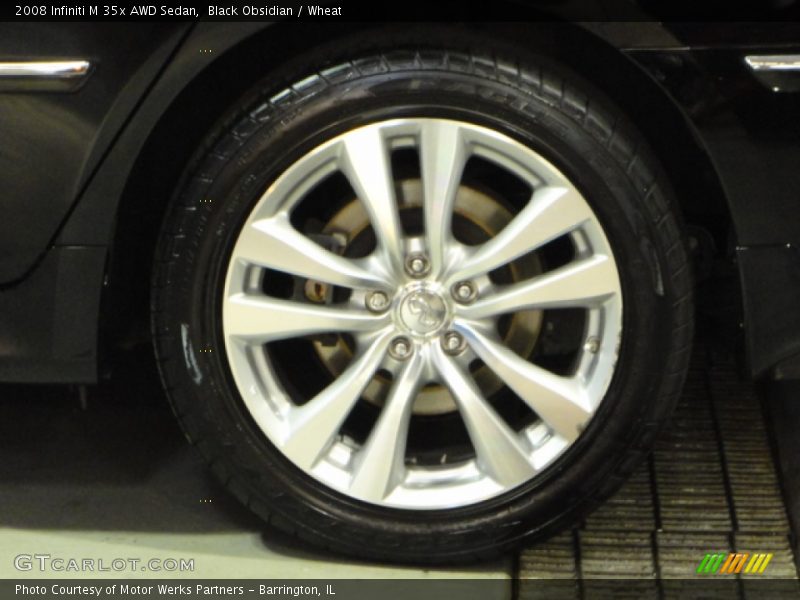 Black Obsidian / Wheat 2008 Infiniti M 35x AWD Sedan