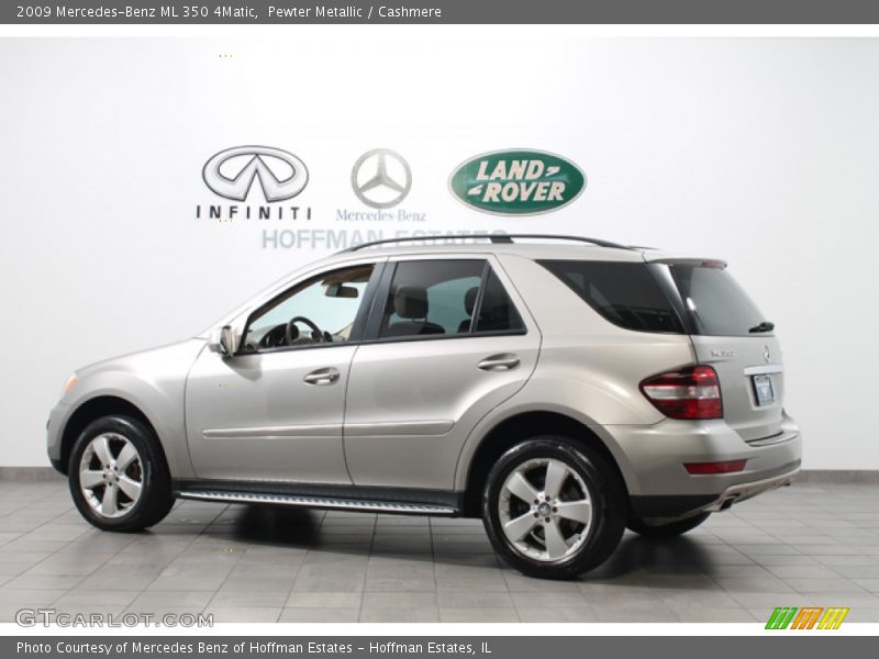 Pewter Metallic / Cashmere 2009 Mercedes-Benz ML 350 4Matic