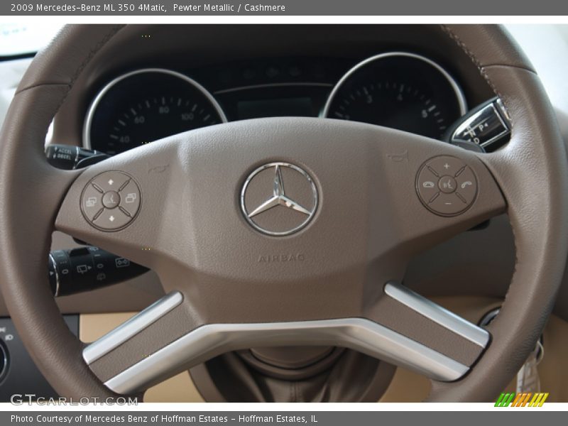 Pewter Metallic / Cashmere 2009 Mercedes-Benz ML 350 4Matic